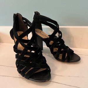 Black Sam Edelman cage heels size 7.5